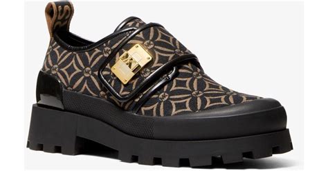 michael kors padma loafer|padma logo jacquard loafer.